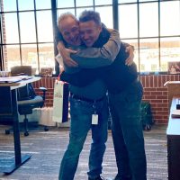Phil_Chuck Hug Phil_Chuck Hug